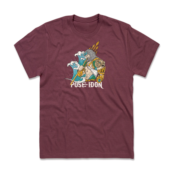 Тениска с цветен принт POSEIDON Тениска с цветен принт POSEIDON